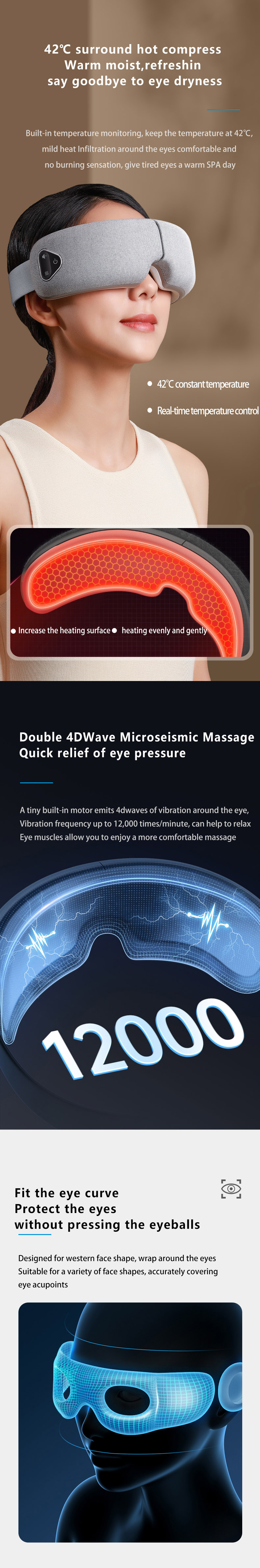 eye massager eye massage equipment smart eye massager electric eye massager